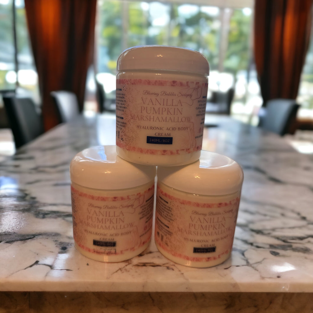 Lotion - Vanilla Pumpkin Marshmallow Hyaluronic Acid Body Cream