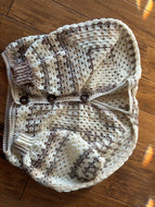 Sweater - Hexagon Style Beige Browns
