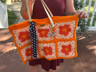 Flower Power Crochet Bag
