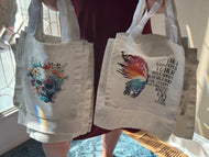 Printed Tote Bags - L/S