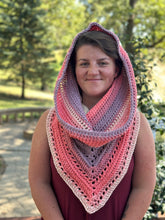 Load image into Gallery viewer, Hooded Cowl - Pink Multi
